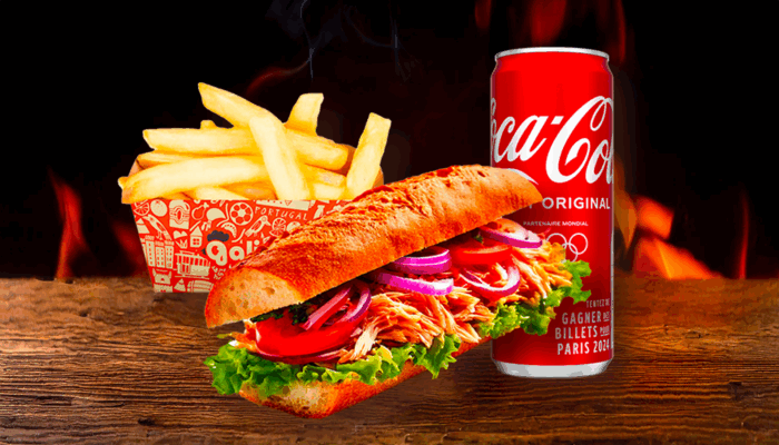 menu big tradi baguette galinha moisselle 95 poulet braisé